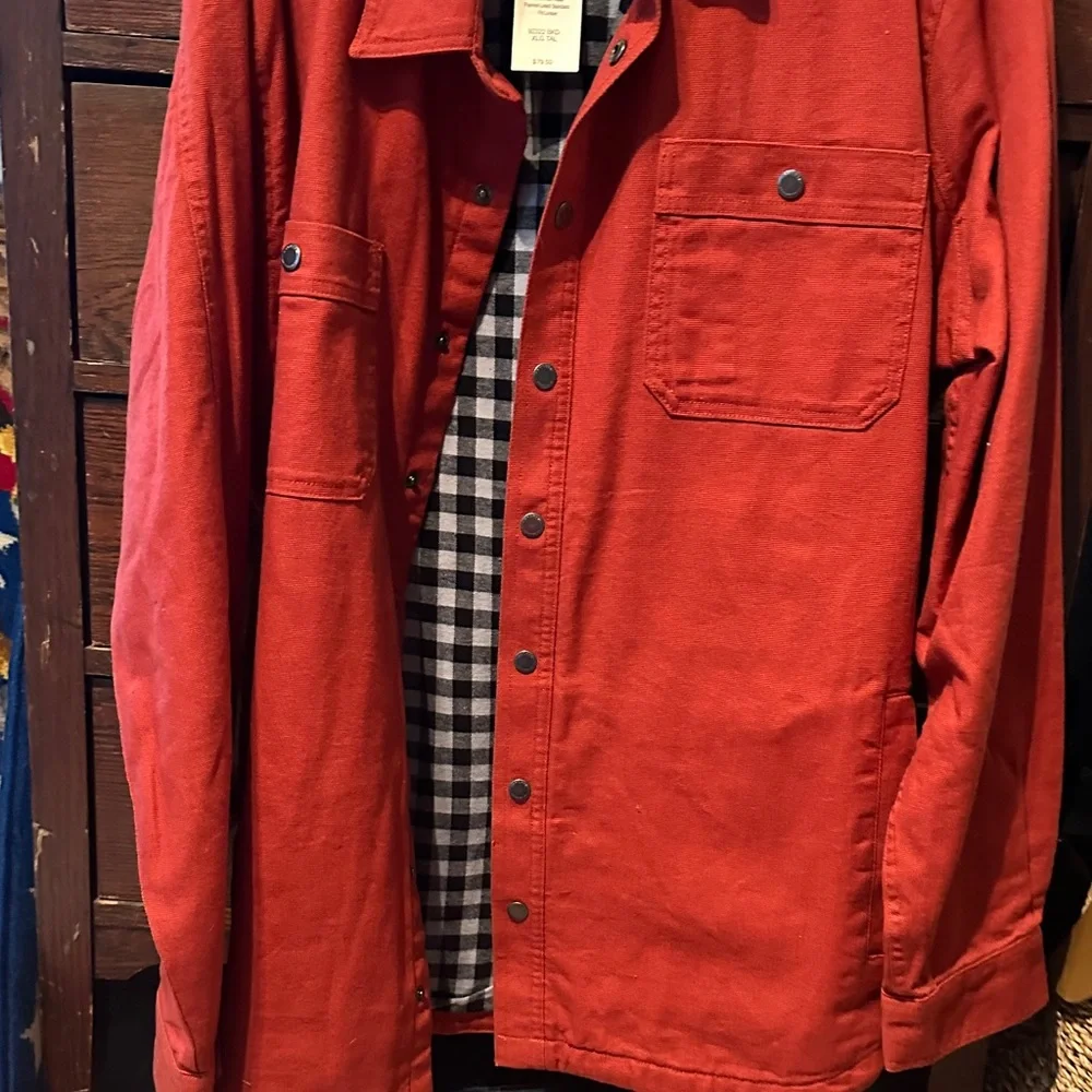 Duluth Trading Co Men's Rust Shirt Jacket NWT xl tall - Picture 3 of 4